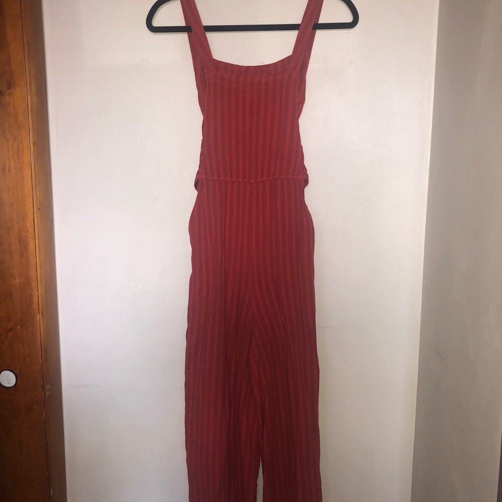 RUST COLOR JUMP SUIT